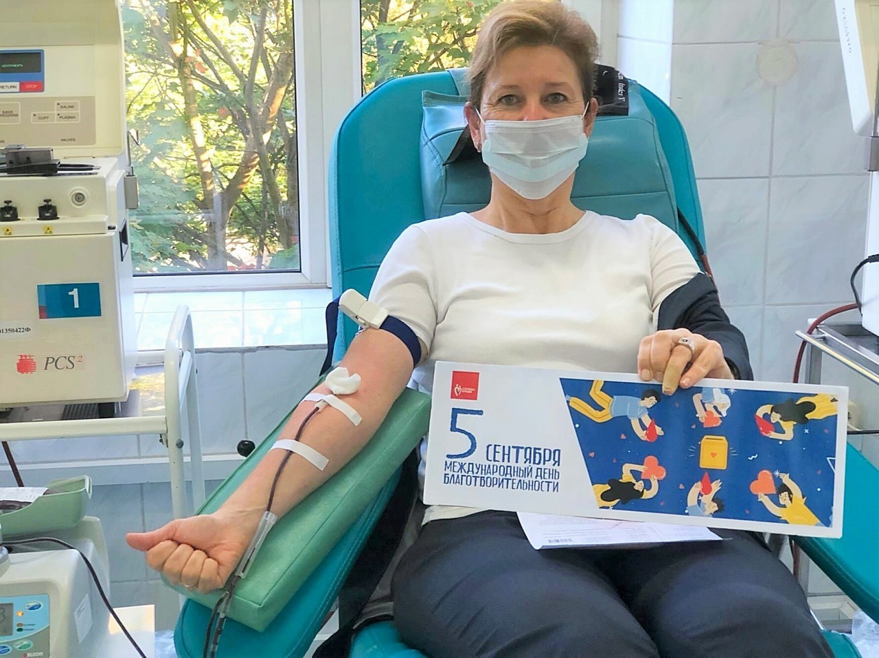 Светлана Трусенева приняла участие в донорской акции