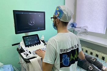  Более семисот пациентов прошли эхокардиографию на новом оборудовании в Гусеве